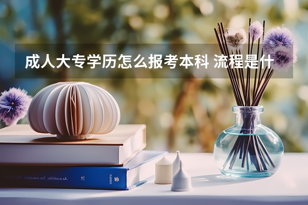 成人大专学历怎么报考本科 流程是什么？