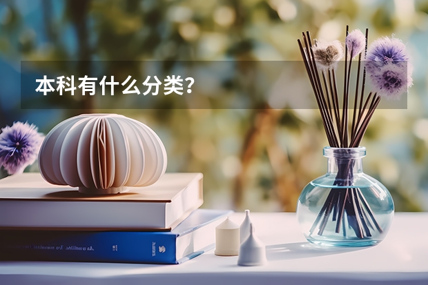 本科有什么分类？