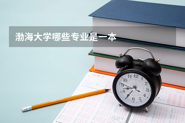 渤海大学哪些专业是一本
