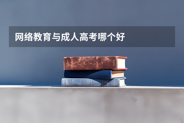 网络教育与成人高考哪个好