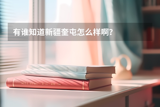 有谁知道新疆奎屯怎么样啊?