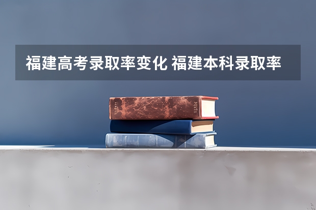 福建高考录取率变化 福建本科录取率