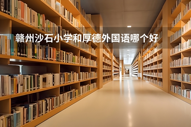 赣州沙石小学和厚德外国语哪个好