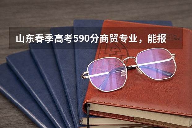 山东春季高考590分商贸专业，能报哪些本科院校，最好能被录取的，大家帮帮忙啊