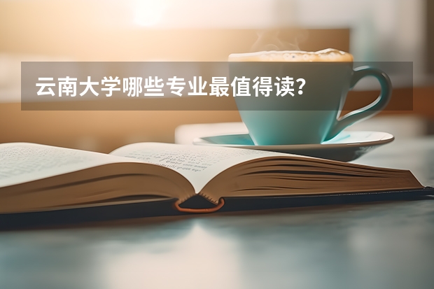 云南大学哪些专业最值得读？