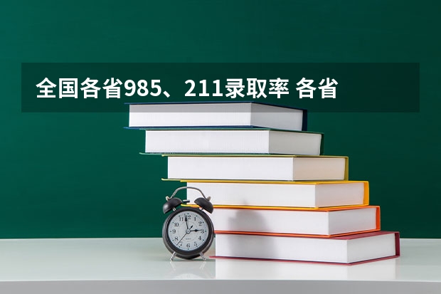 全国各省985、211录取率 各省高考录取率