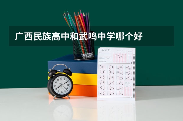 广西民族高中和武鸣中学哪个好
