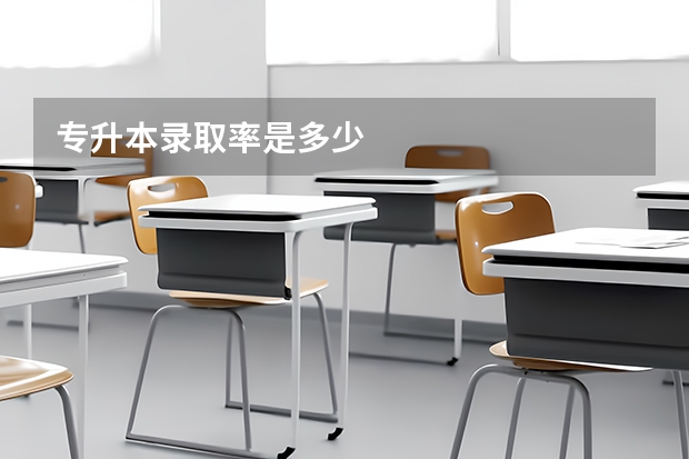 专升本录取率是多少