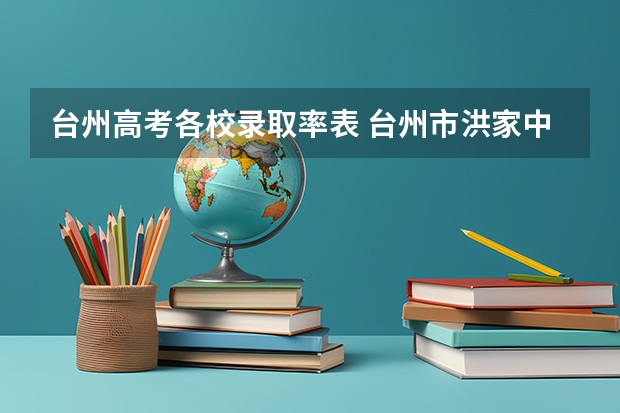 台州高考各校录取率表 台州市洪家中学高考成绩