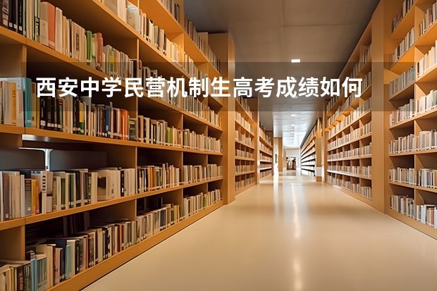 西安中学民营机制生高考成绩如何