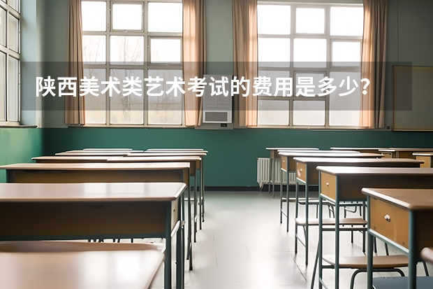 陕西美术类艺术考试的费用是多少？