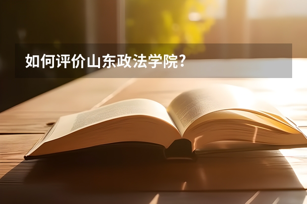 如何评价山东政法学院?