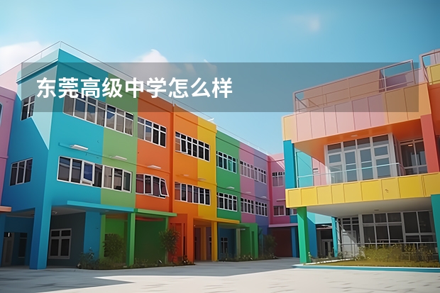 东莞高级中学怎么样