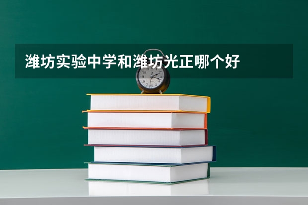 潍坊实验中学和潍坊光正哪个好