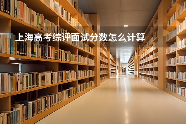 上海高考综评面试分数怎么计算