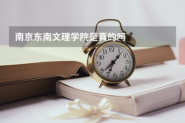 南京东南文理学院是真的吗