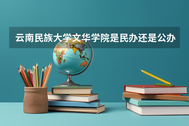 云南民族大学文华学院是民办还是公办（关于云南艺术学院文华学院的评价）
